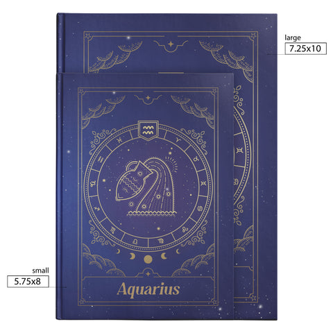 I AM - Zodiac Hardcover Journal - Aquarius