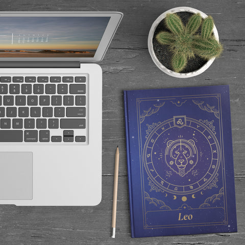 I AM - Zodiac Hardcover Journal - Leo
