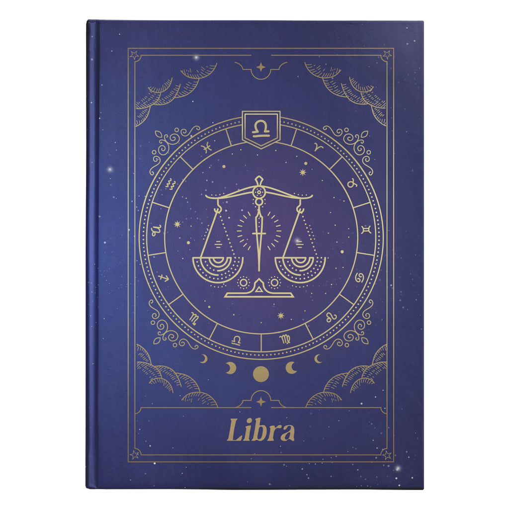 I AM - Zodiac Hardcover Journal - Libra