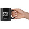 I AM - Hard Work is the Formula for Success - Combo Black 11 oz Mugs