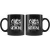 Image of I AM - Coffee is The Best Medicine - Black 11 oz Mug